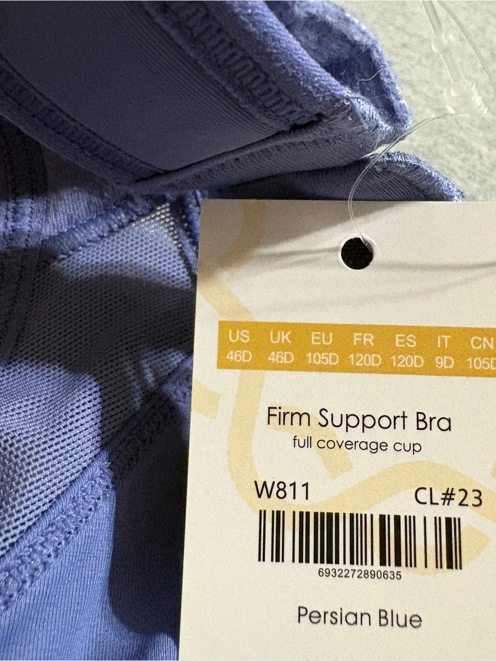 High-Impact Women's Sports Bra in Periwinkle